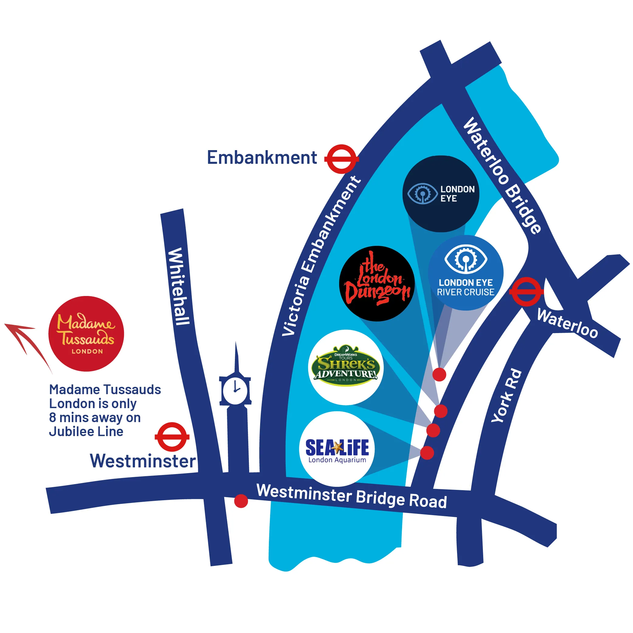 South Bank London Map 2025